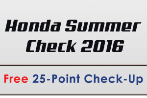 Honda launches FREE 25-point Summer Check