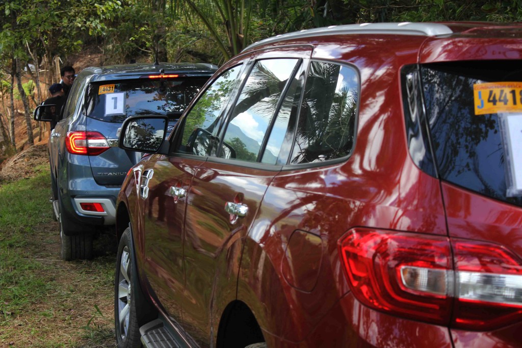 Convoy of Ford Everest