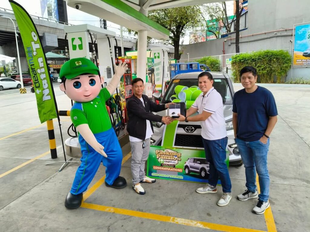 Cleanfuel Awards Grand Winners of Paskong Panalo Promo with Exciting Prizes